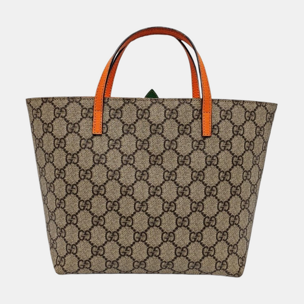Children’s GG Bucket Monogram Coated Canvas Beige