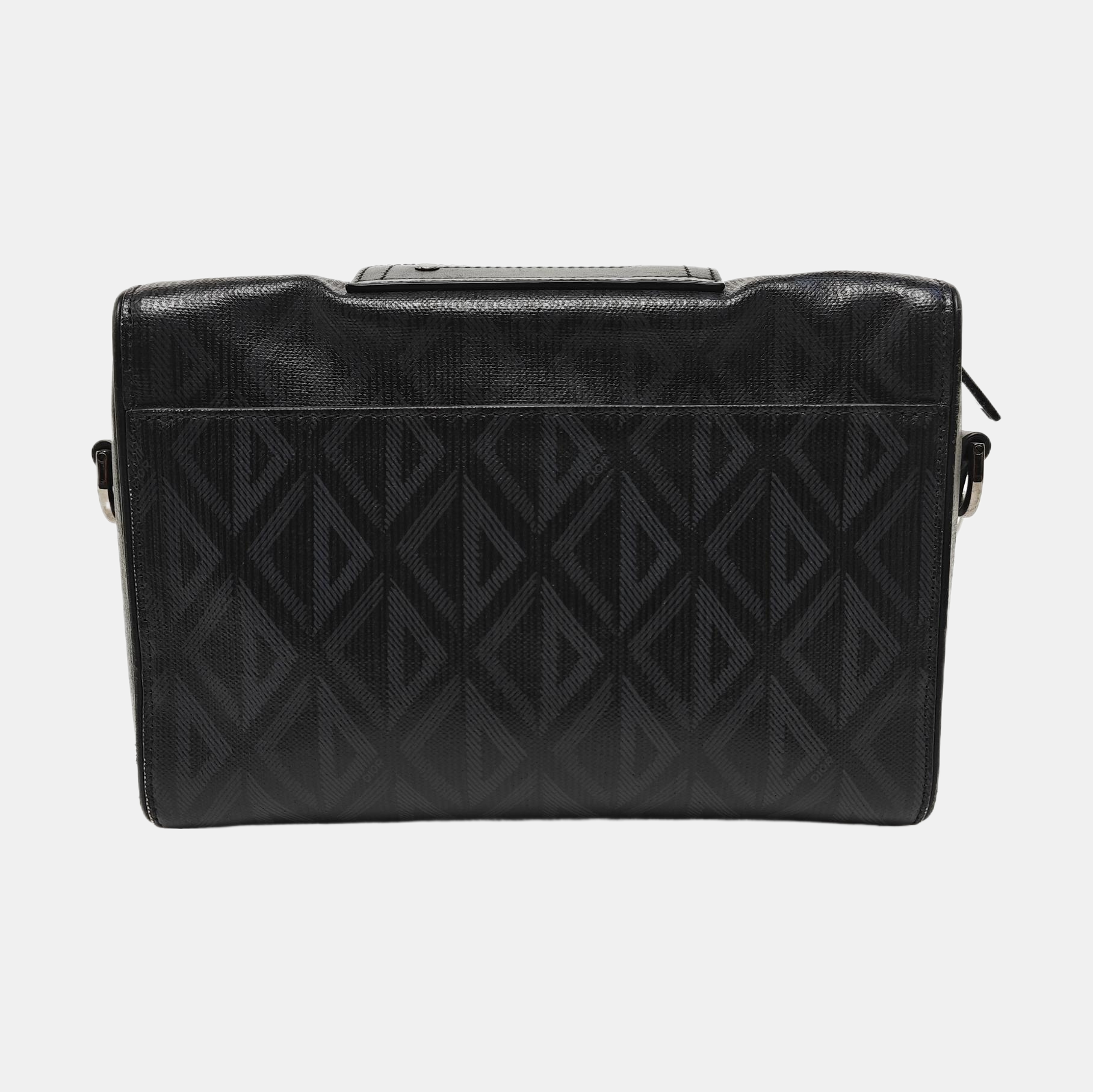 Lingot Oblique Coated Canvas Black