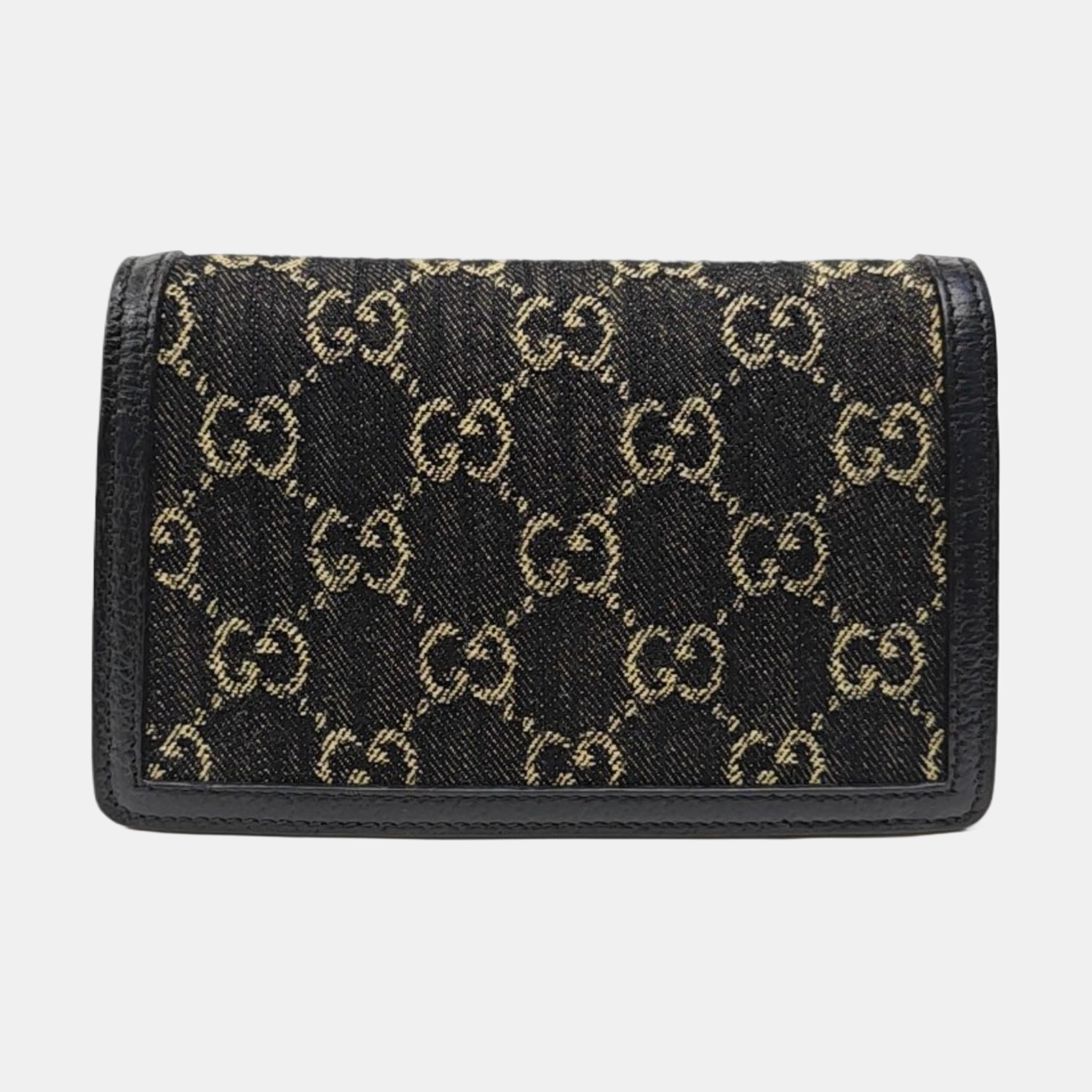 Dionysus Super Mini Monogram Denim Black