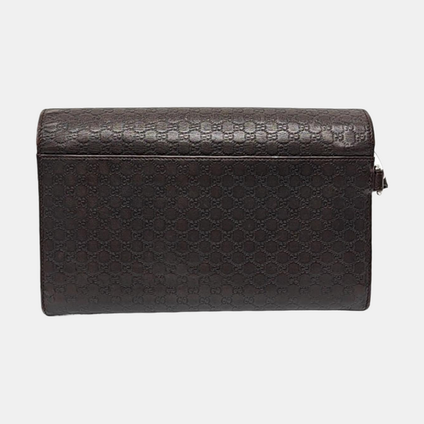 Ligne Shima Monogram Calfskin Brown