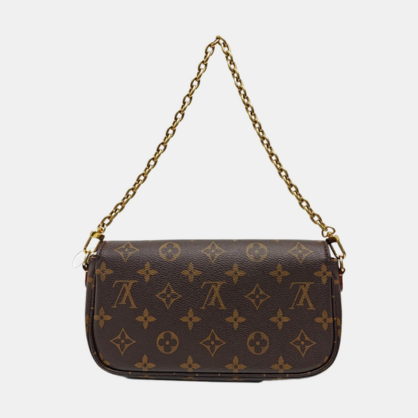 IVY Monogram Coated Canvas Brown