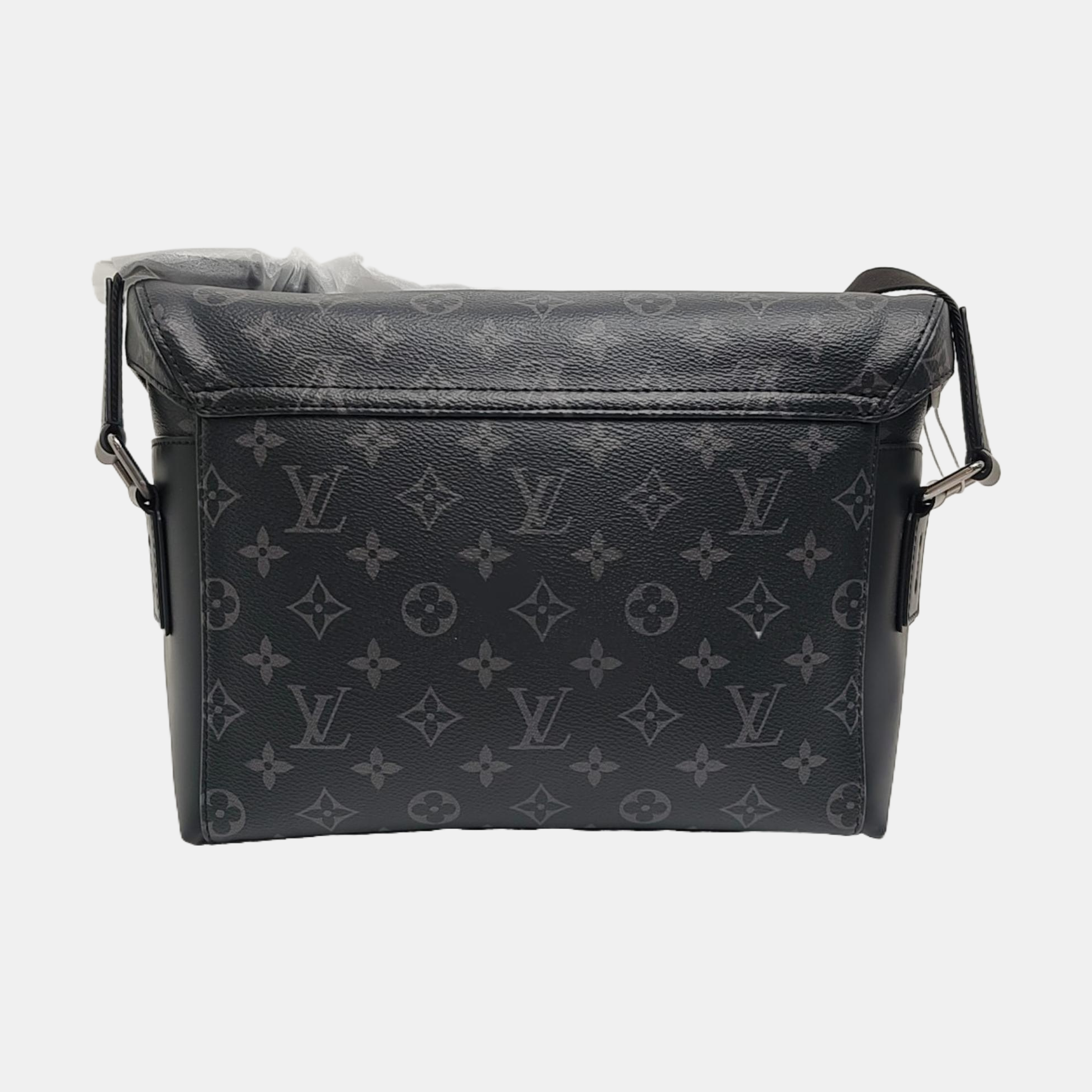 VOYAGER PM Monogram Coated Canvas Black