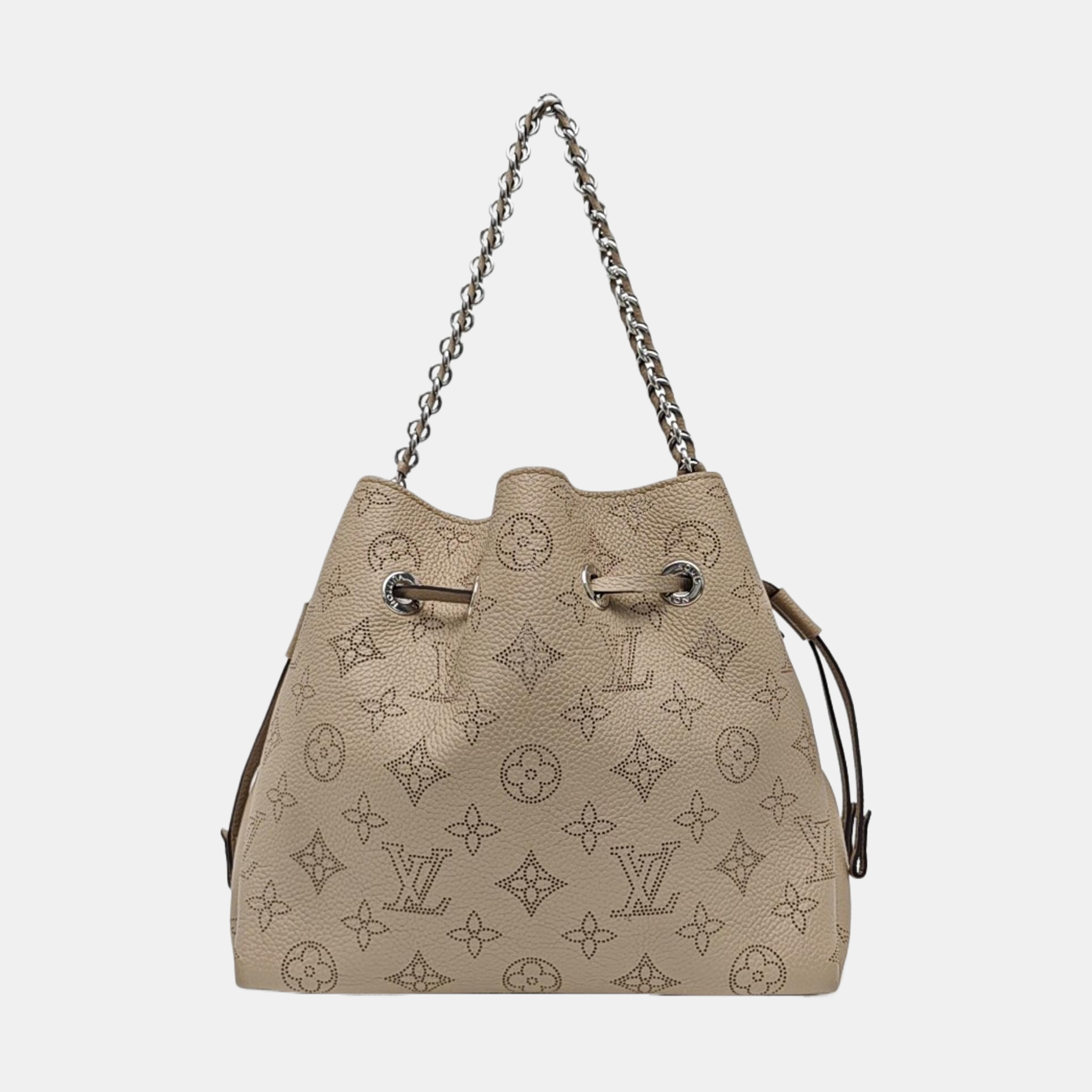 BELLA Monogram Calfskin Gray