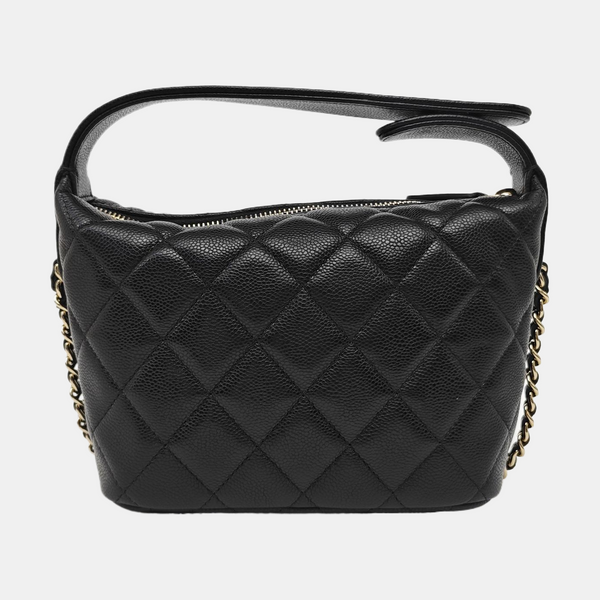 HOBO Quilted Grained Calfskin Black