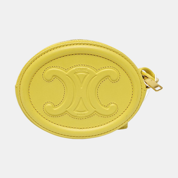 TRIOMPHE Mini Calfskin Yellow