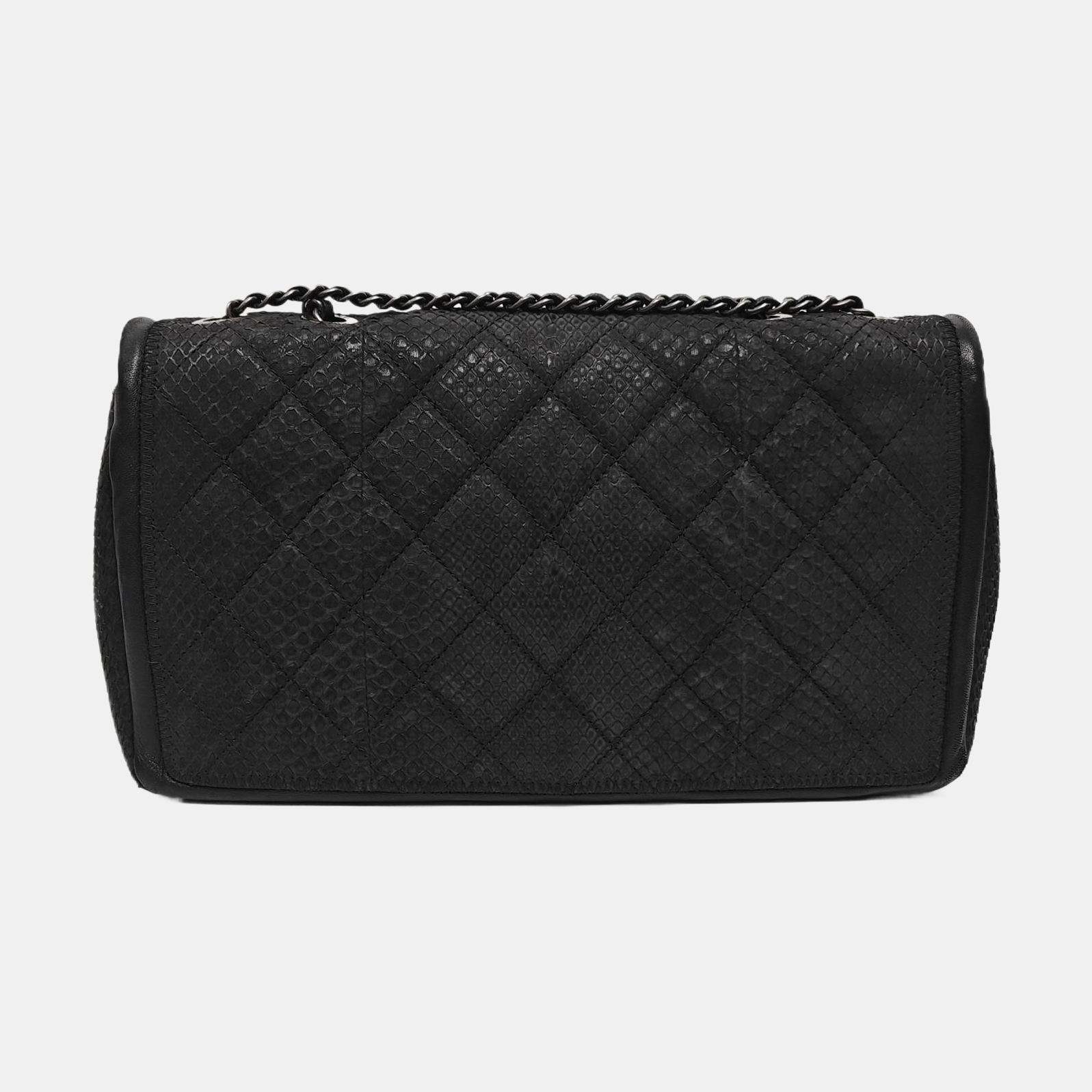 Python Shoulder Bag Black