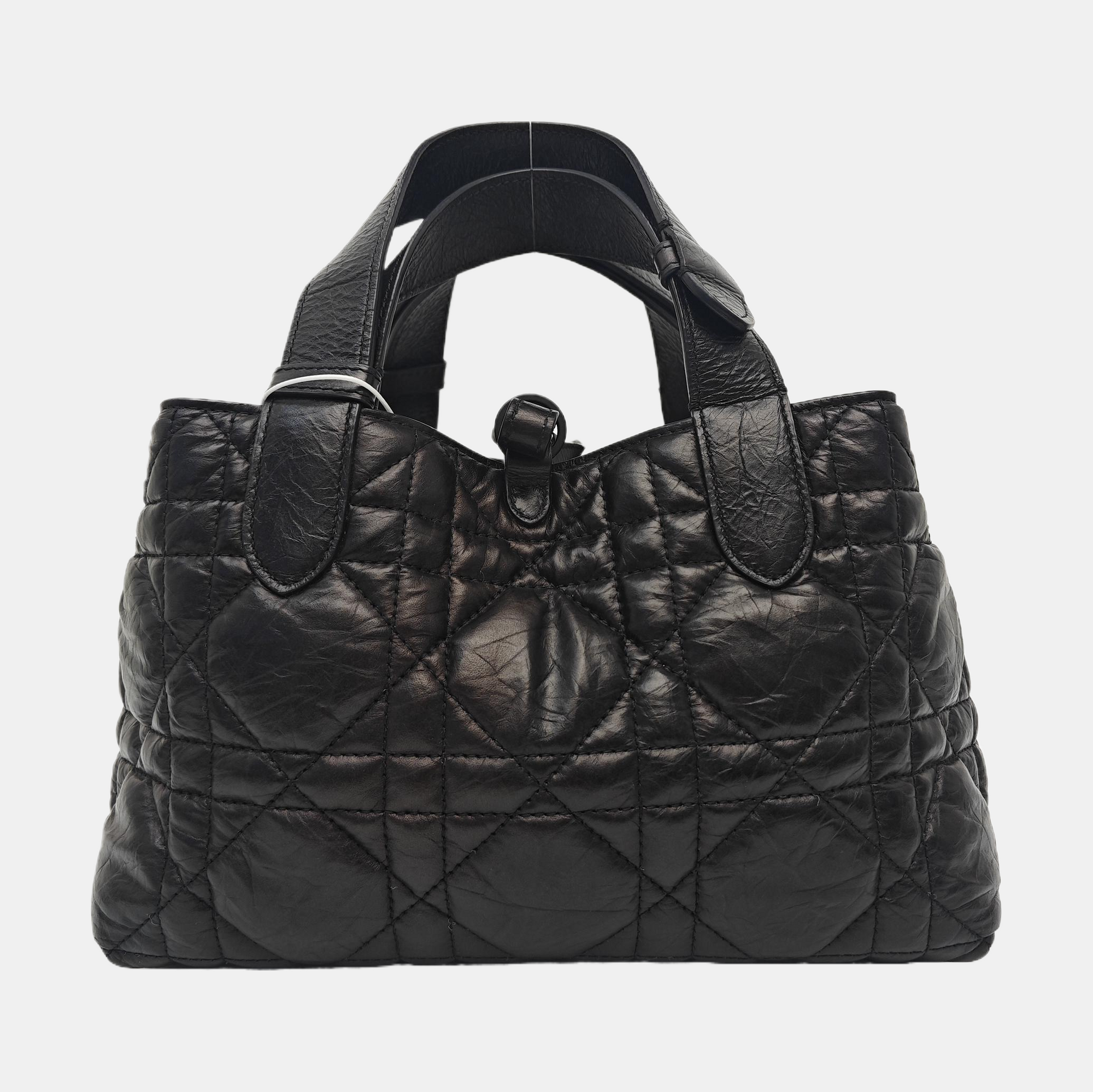 Toujours Small Cannage Calfskin Black