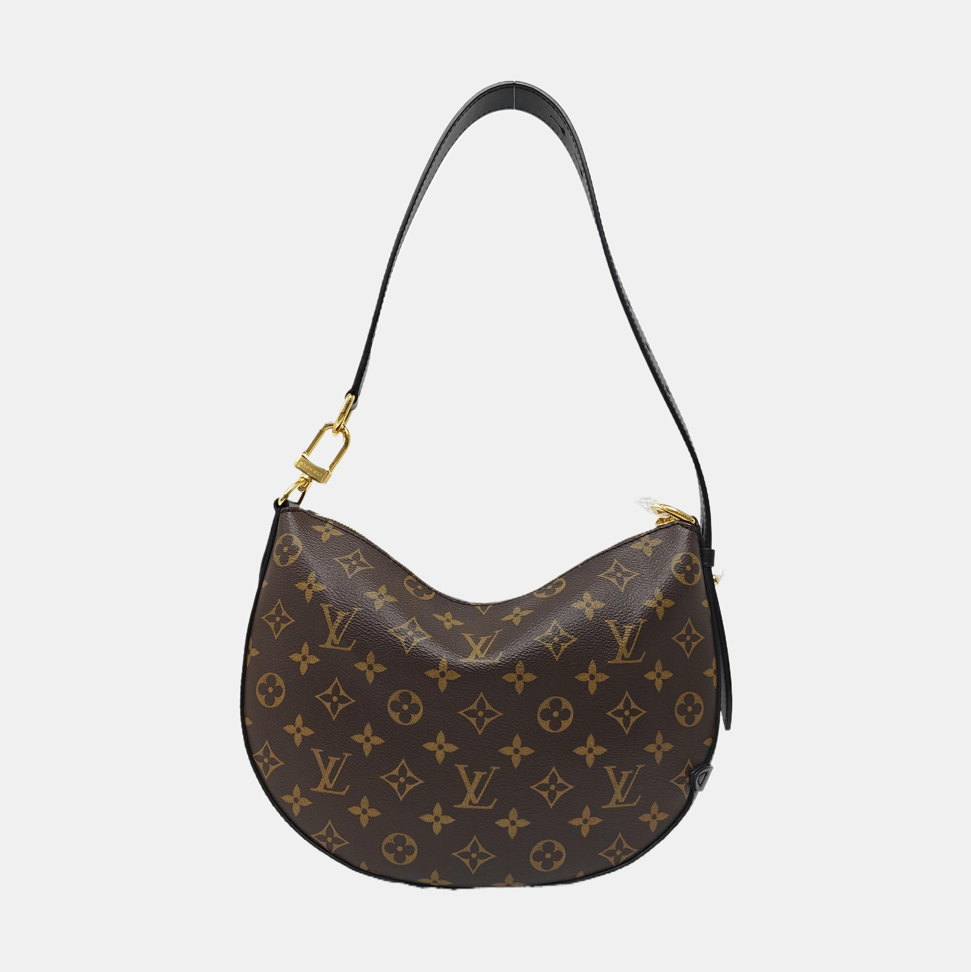 COOKIE BB Monogram Coated Canvas Brown