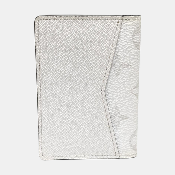 Monogram Coated Canvas Card Holder White