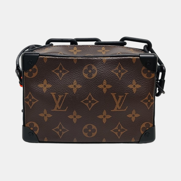 SOFT TRUNK Mini Monogram Coated Canvas Brown