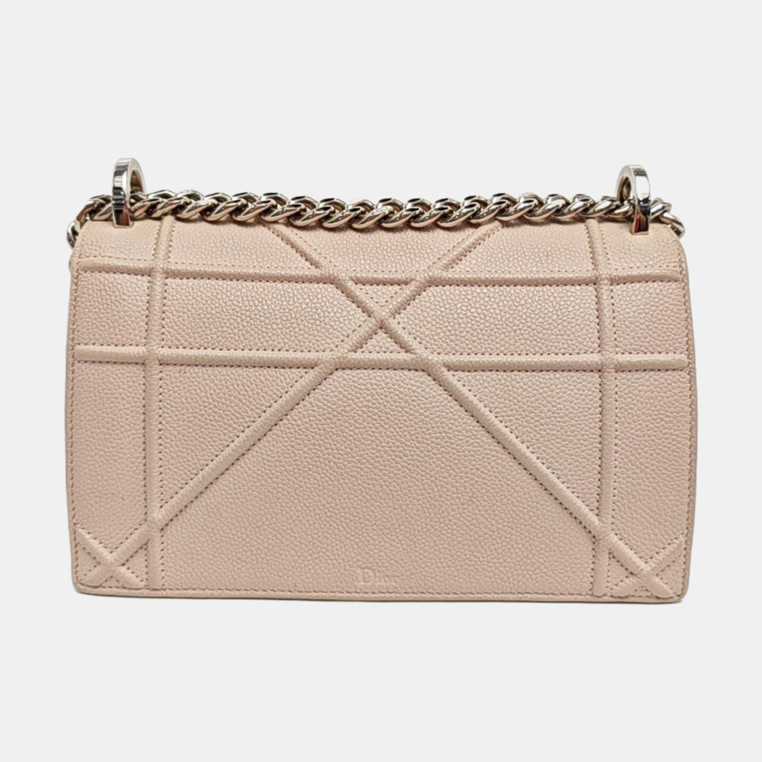 Diorama Small Cannage Calfskin Pink