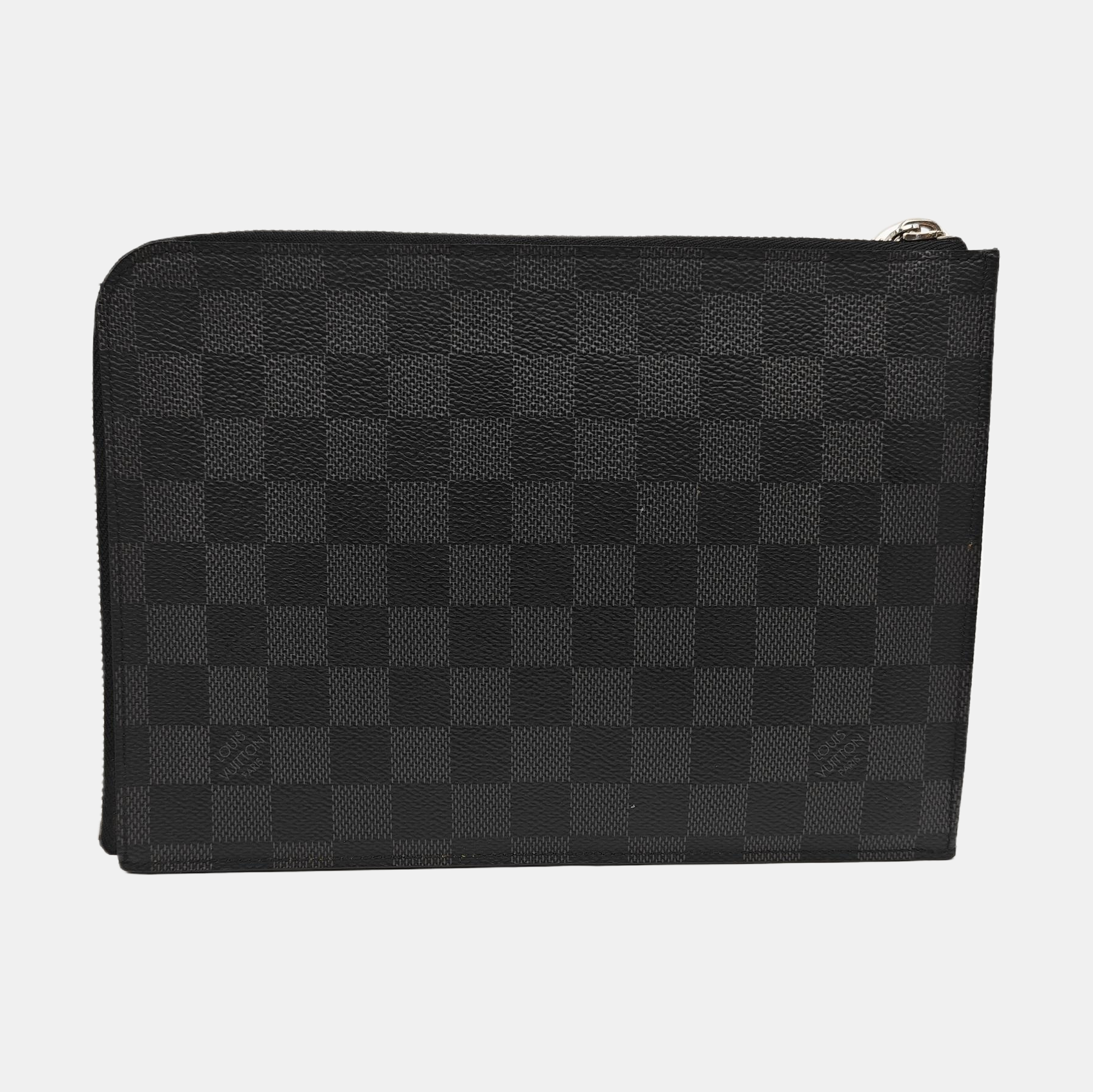 Pochette Jour PM Damier Graphite Coated Canvas Gray