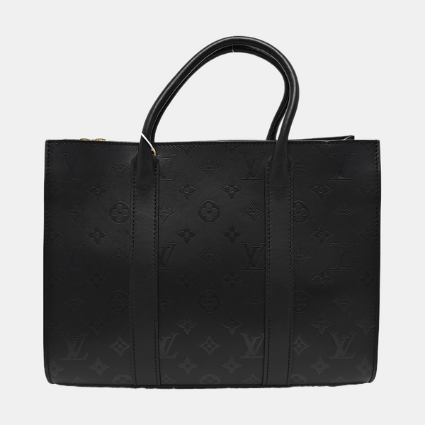 VERY MM Monogram Calfskin Black