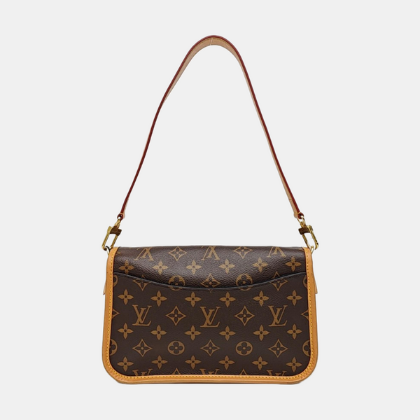 DIANE Monogram Coated Canvas Brown
