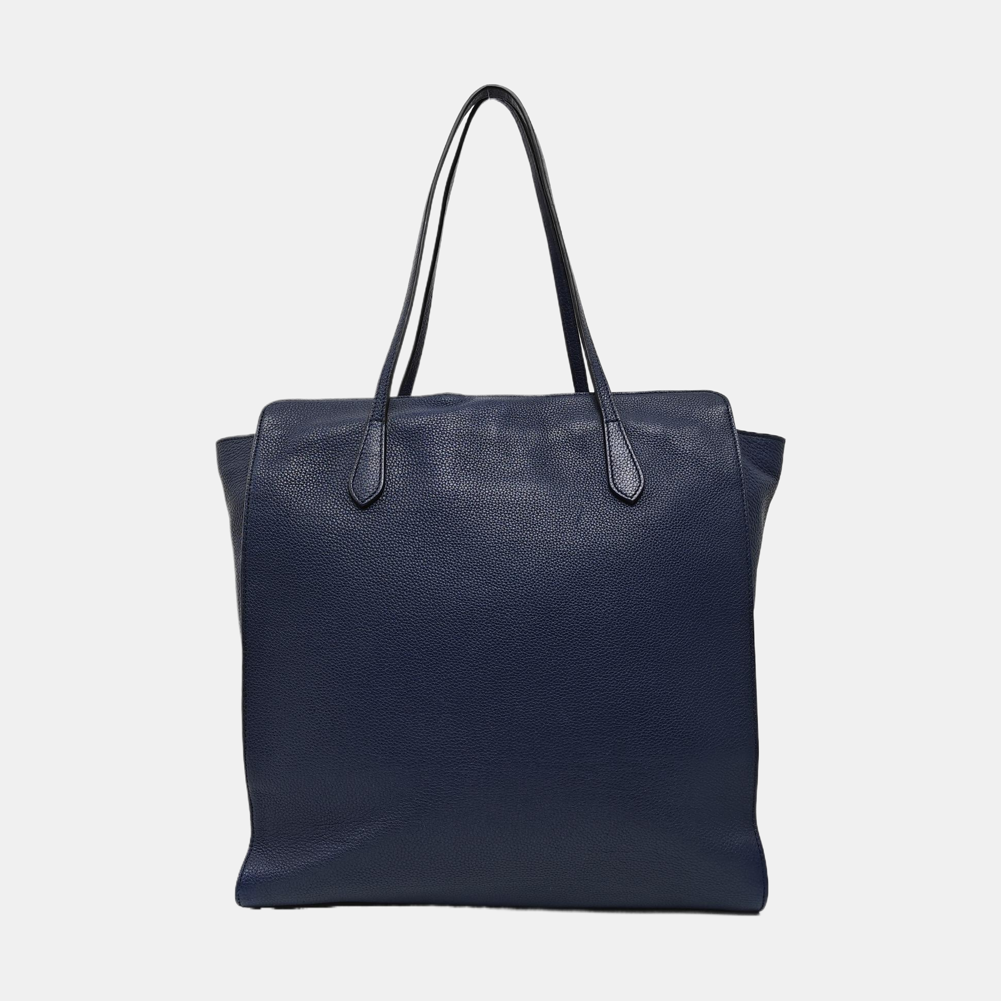 Calfskin Shoulder Bag Blue