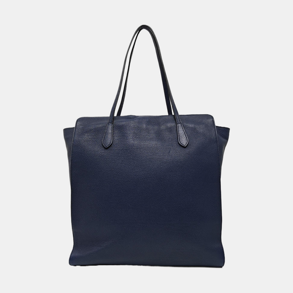 Calfskin Shoulder Bag Blue