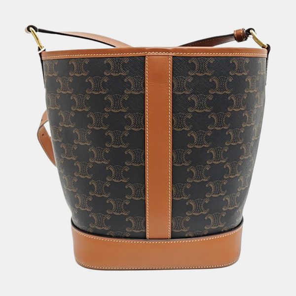 TRIOMPHE CANVAS Small Coated Canvas Brown