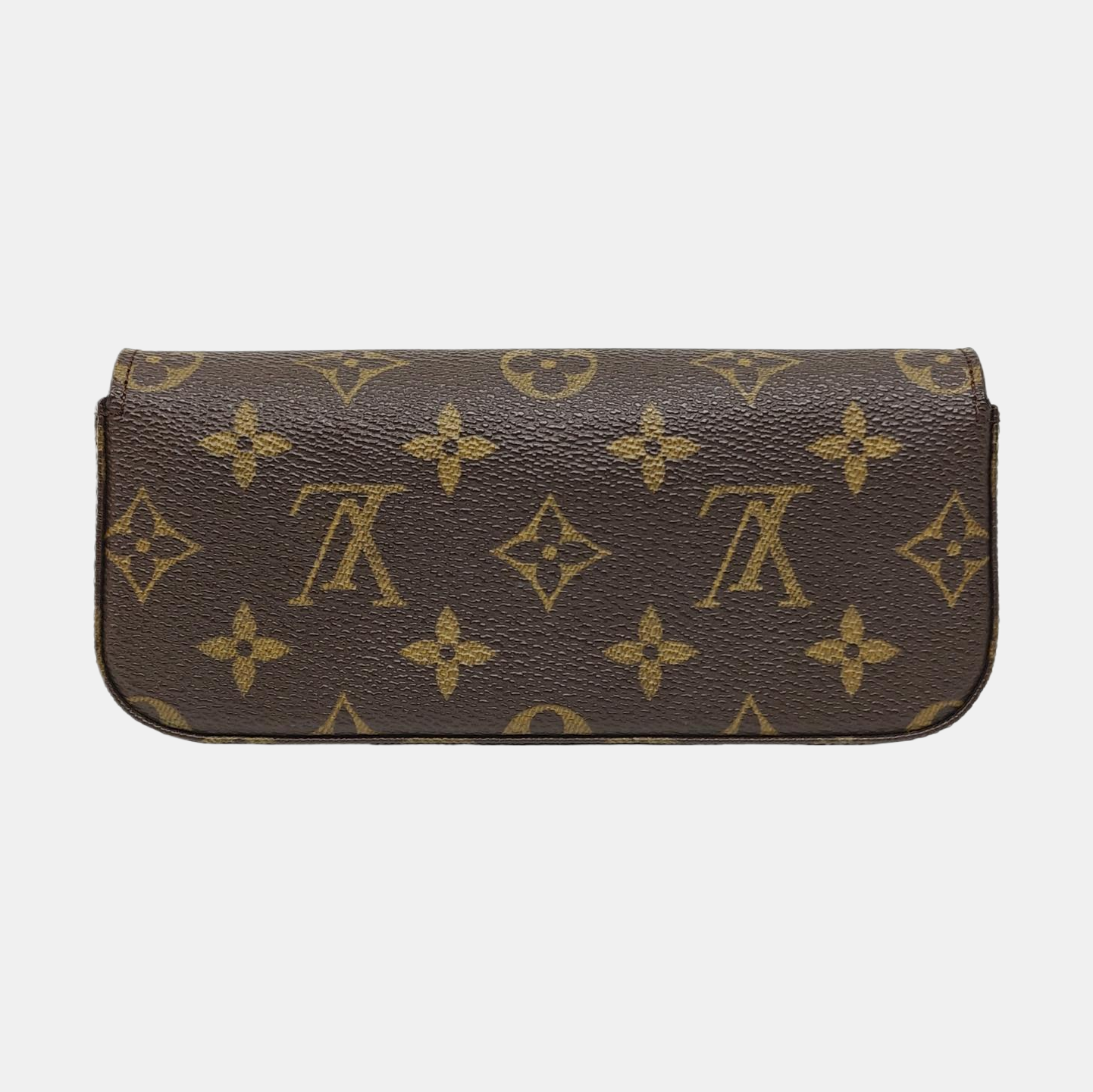 Monogram Coated Canvas Top Handle Bag Brown