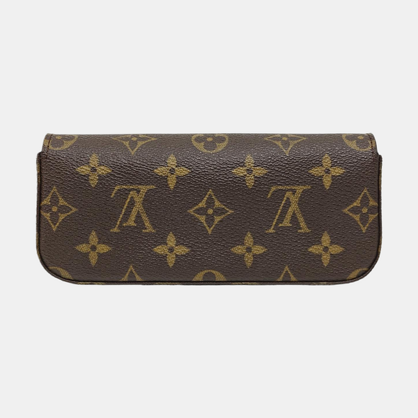 Monogram Coated Canvas Top Handle Bag Brown