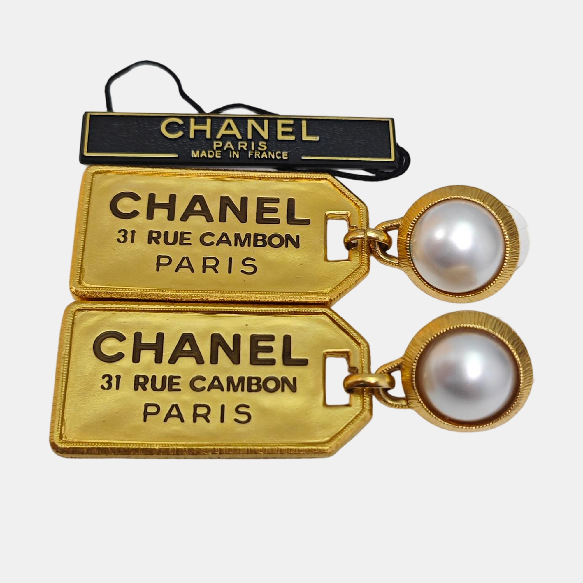Metal Gold Stud Earrings