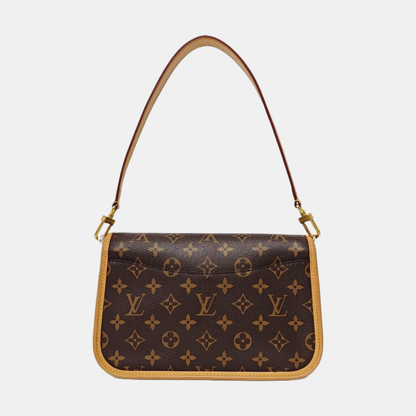 DIANE Monogram Coated Canvas Brown