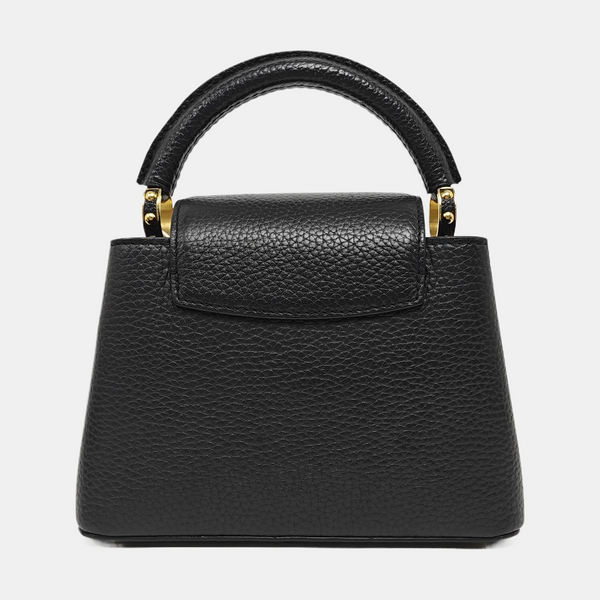 CAPUCINES Mini Calfskin Black