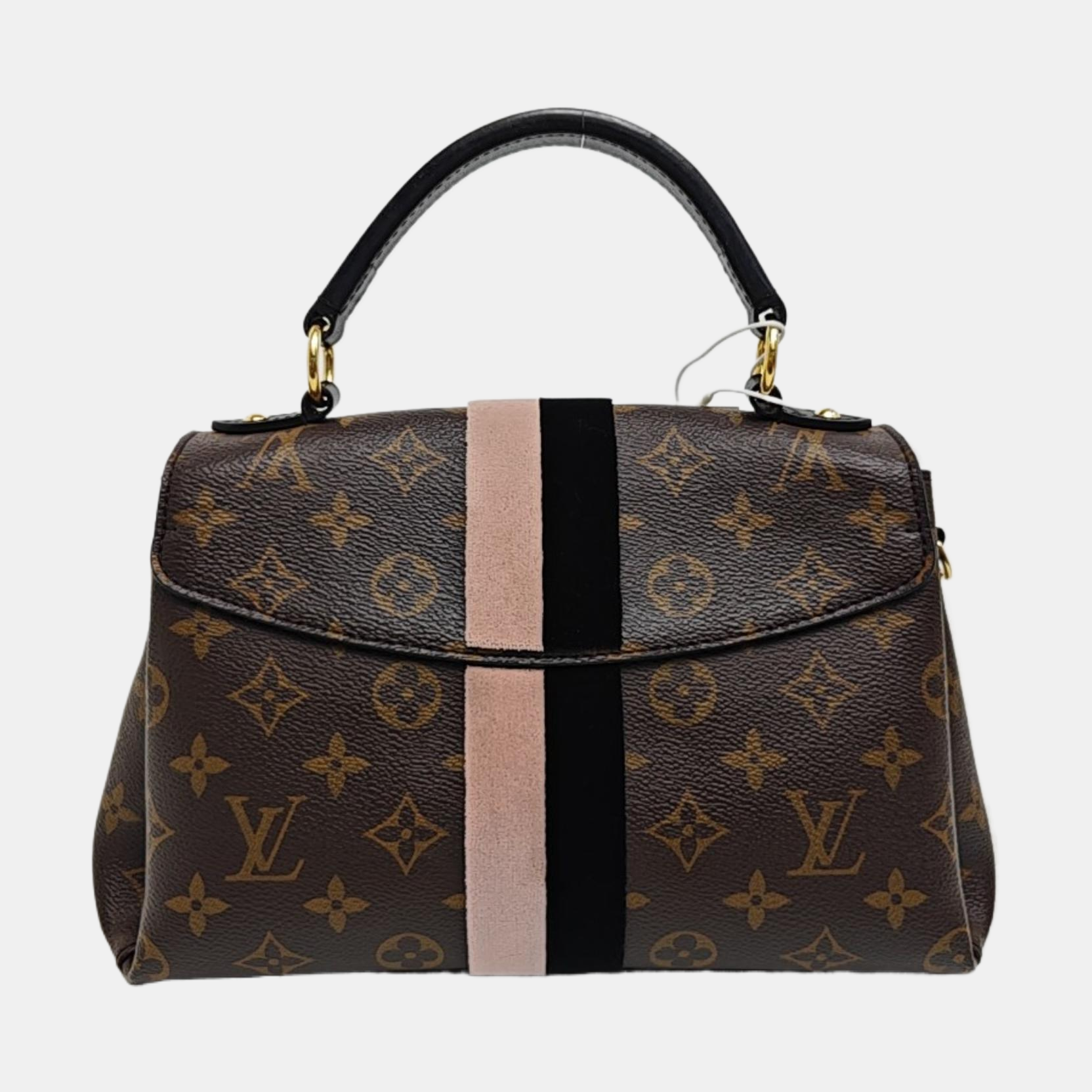 GEORGES BB Monogram Coated Canvas Brown