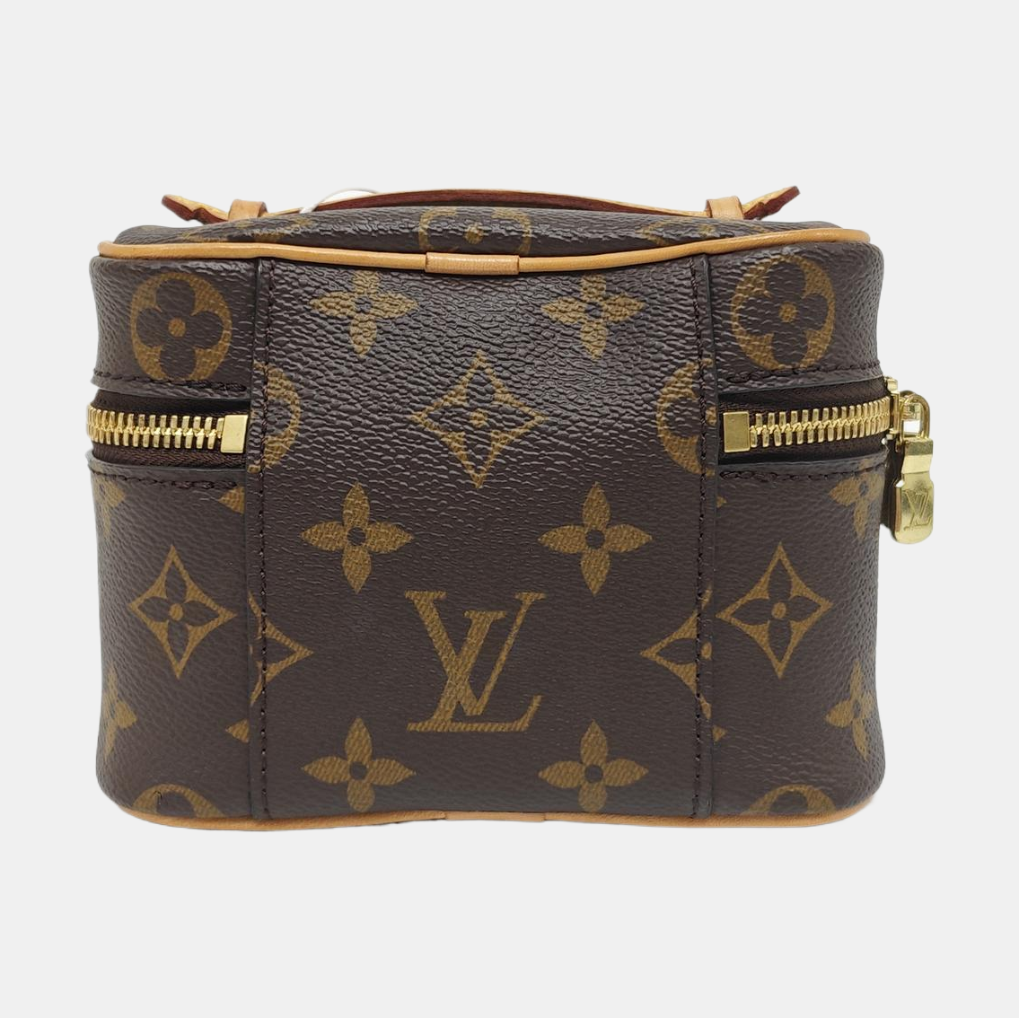 NICE Super Mini Monogram Coated Canvas Brown