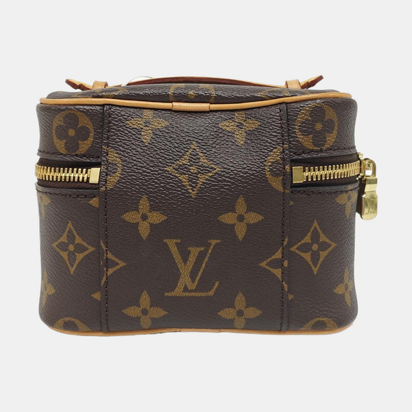 NICE Super Mini Monogram Coated Canvas Brown