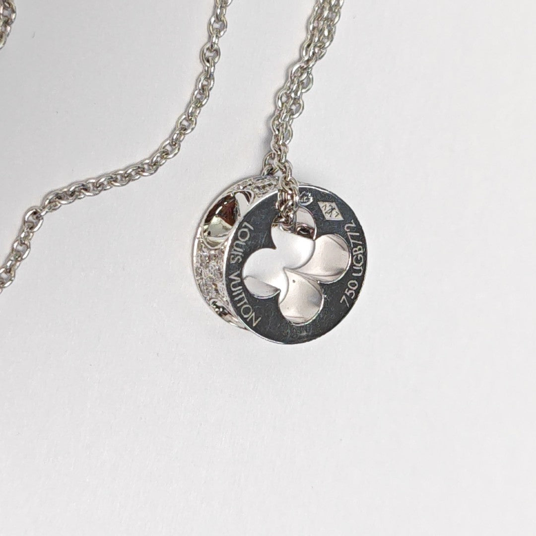 EMPREINTE 18k White Gold Silver Necklace