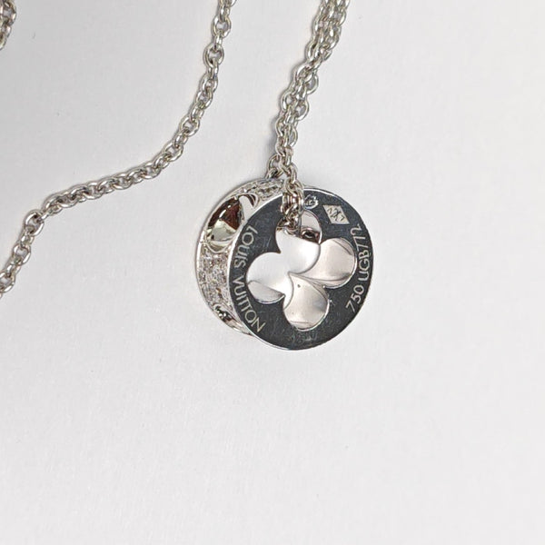 EMPREINTE 18k White Gold Silver Necklace