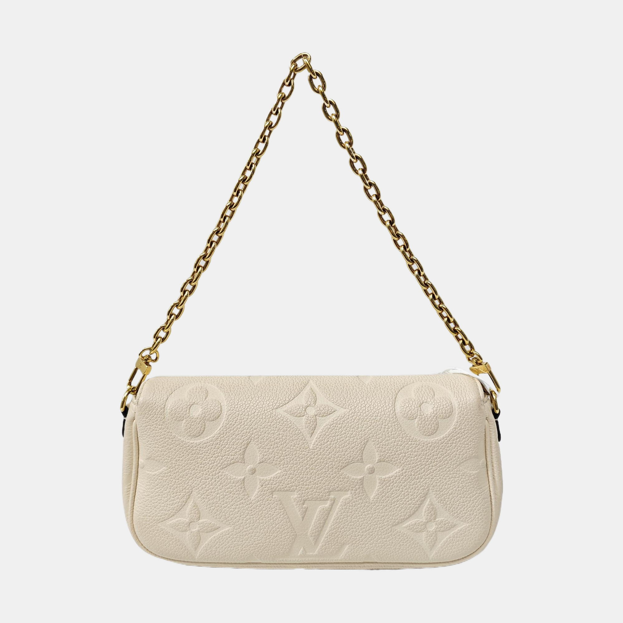 IVY Monogram Calfskin Beige