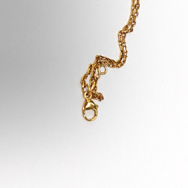 Pop H Metal Gold Necklace