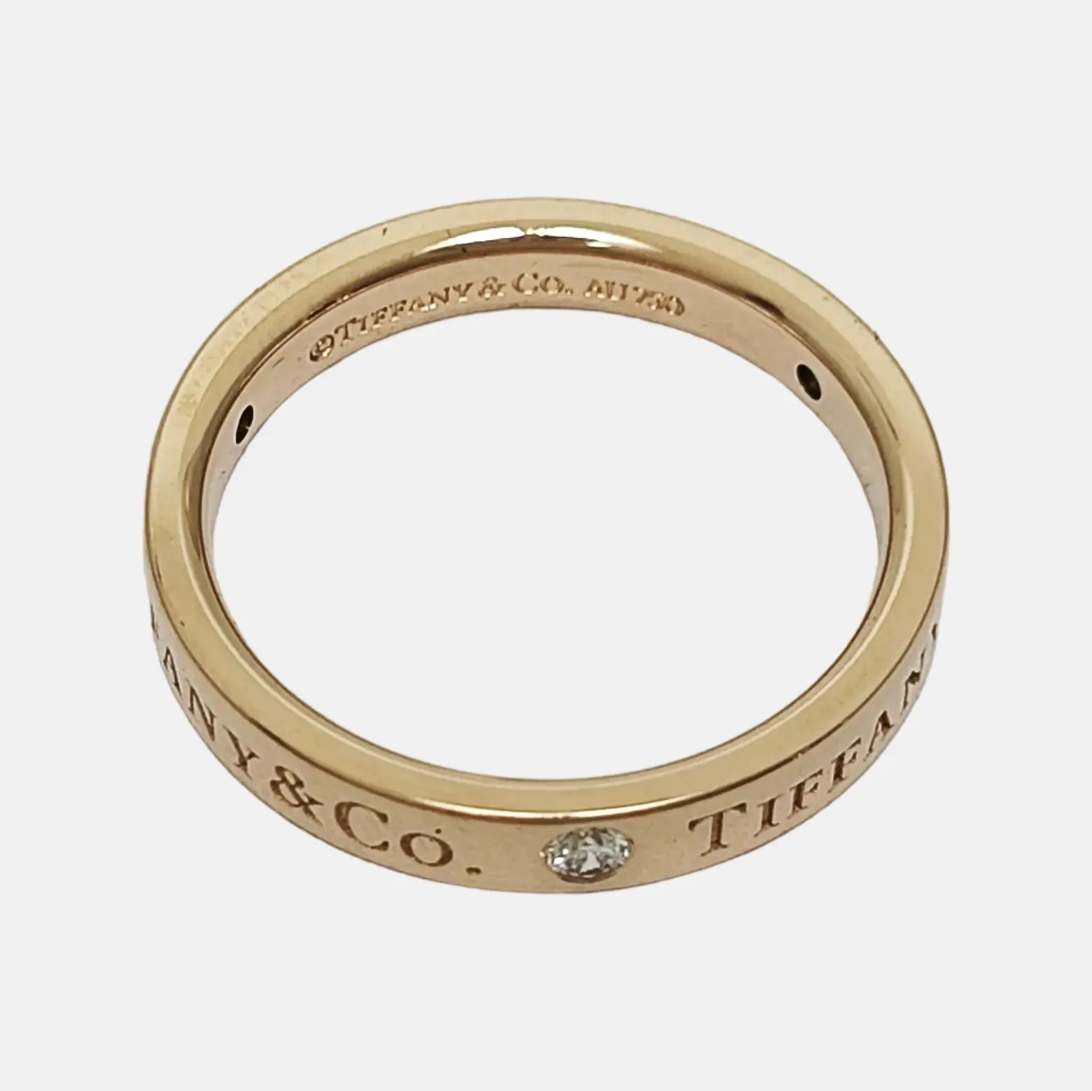 Tiffany &amp; Co. 18k Rose Gold Ring EU 48
