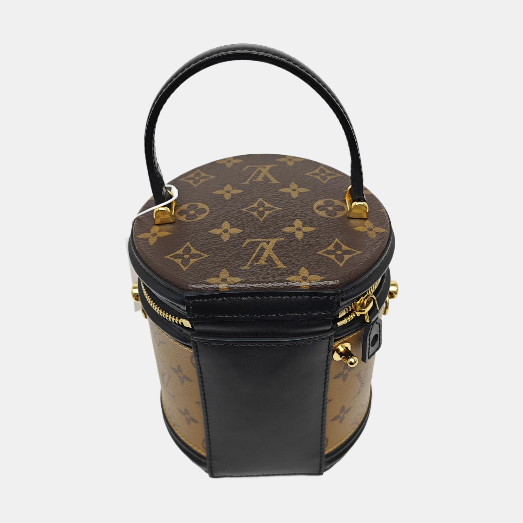 CANNES PM Monogram Coated Canvas Brown