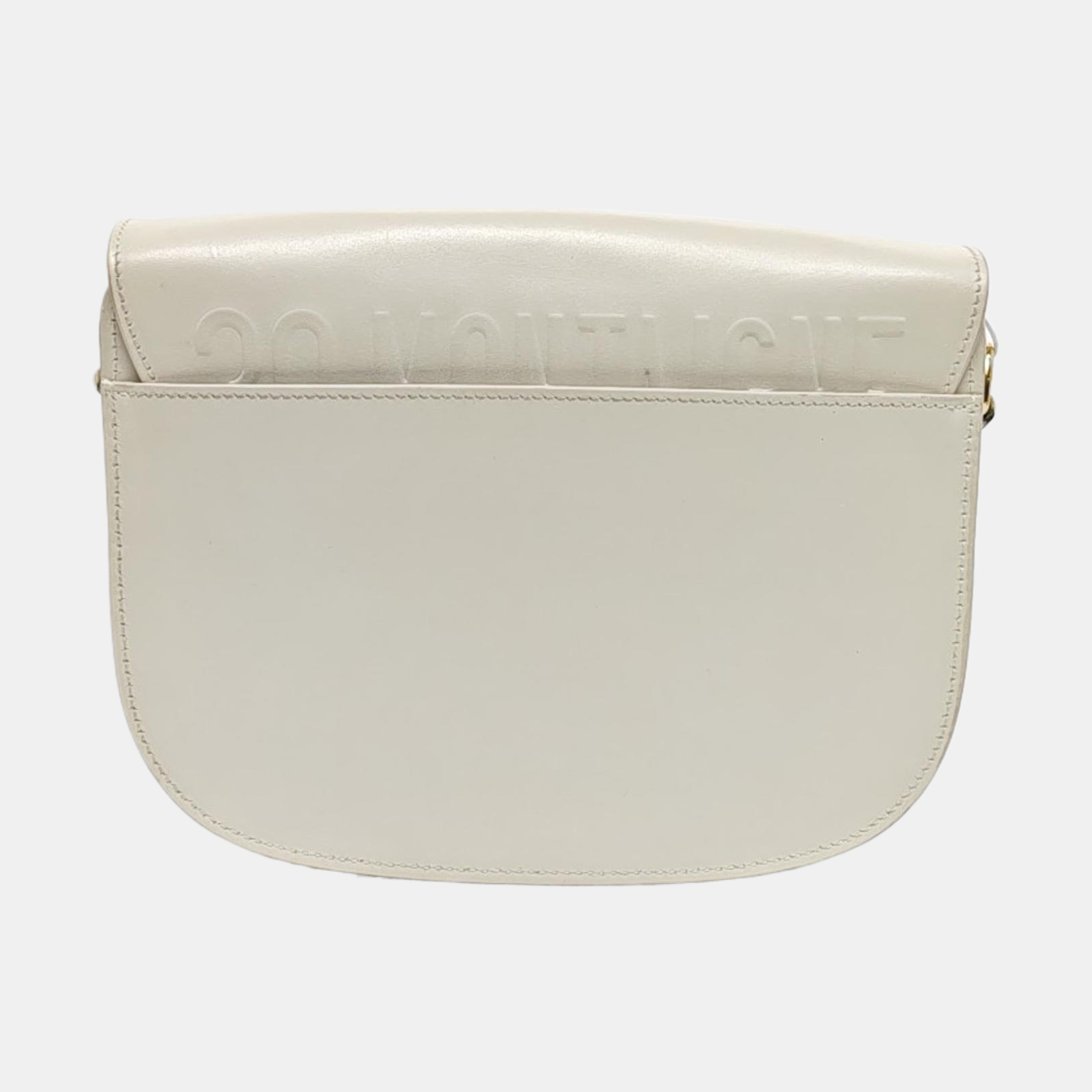 Authenticated pre-owned  Bobby Medium Calfskin White - Shoulder Bag at Looply
