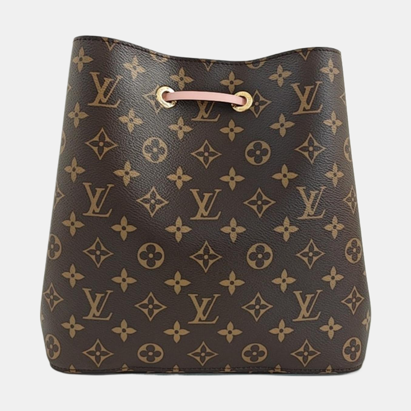 NÉONOÉ MM Monogram Coated Canvas Brown