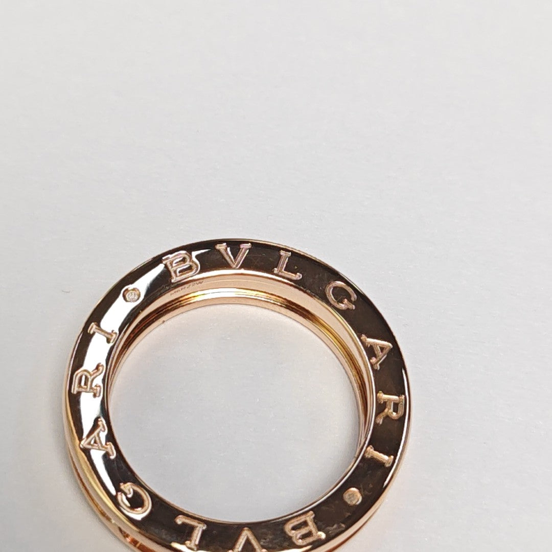 B.ZERO1 18k Rose Gold Ring EU 50