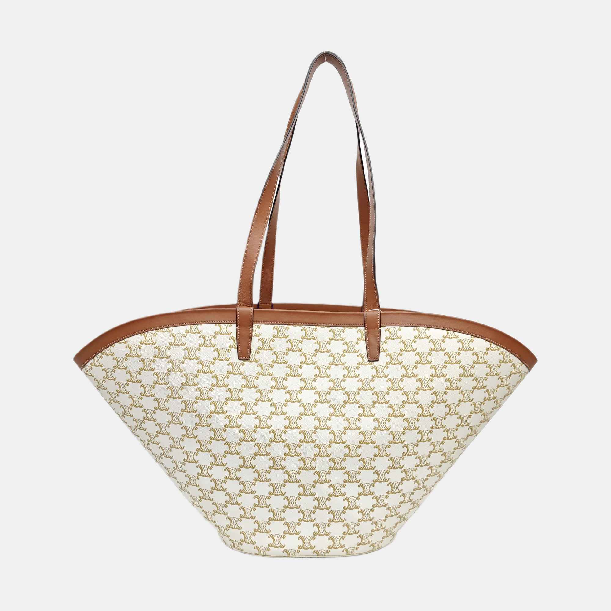 COUFFIN Large Coated Canvas White