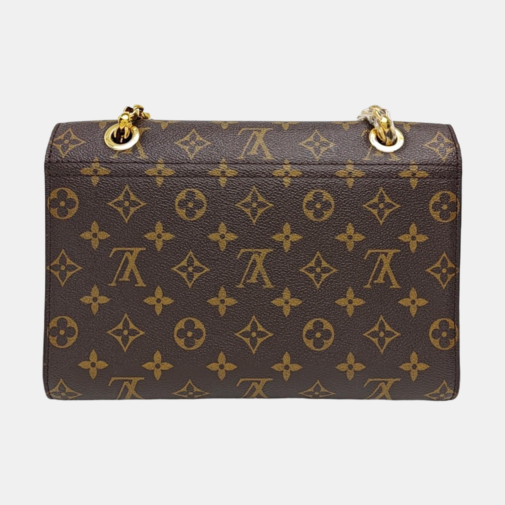 VICTOIRE Monogram Coated Canvas Brown