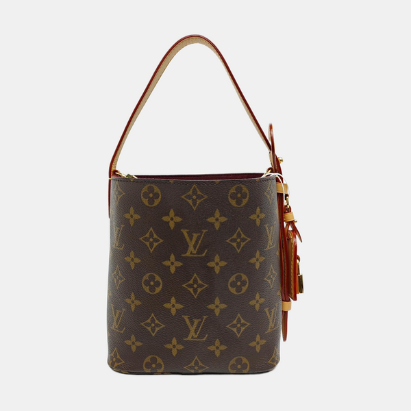 ALL IN BB Monogram Coated Canvas Brown