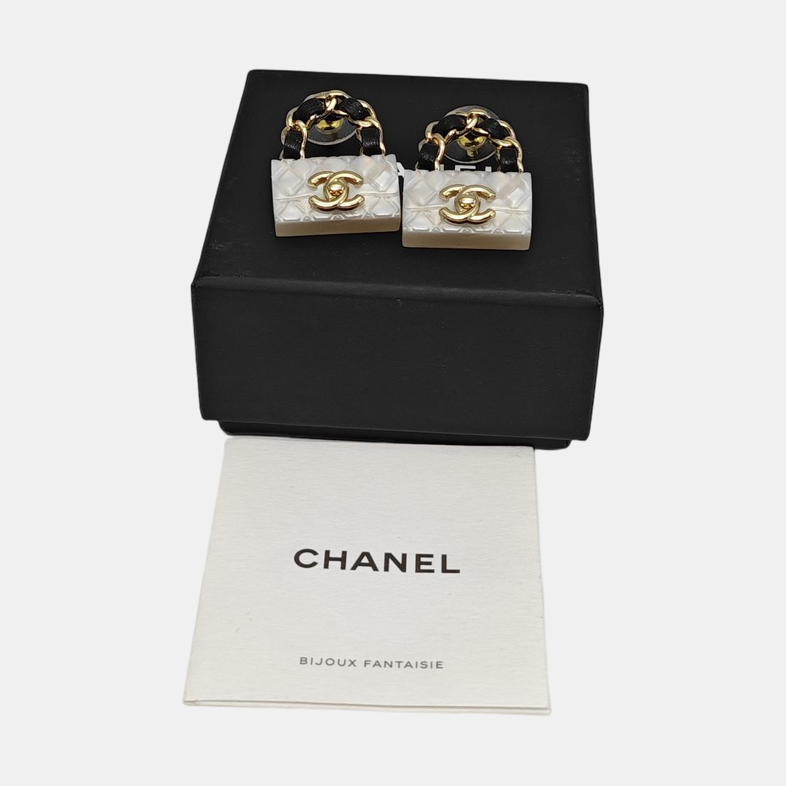 Metal Gold Stud Earrings
