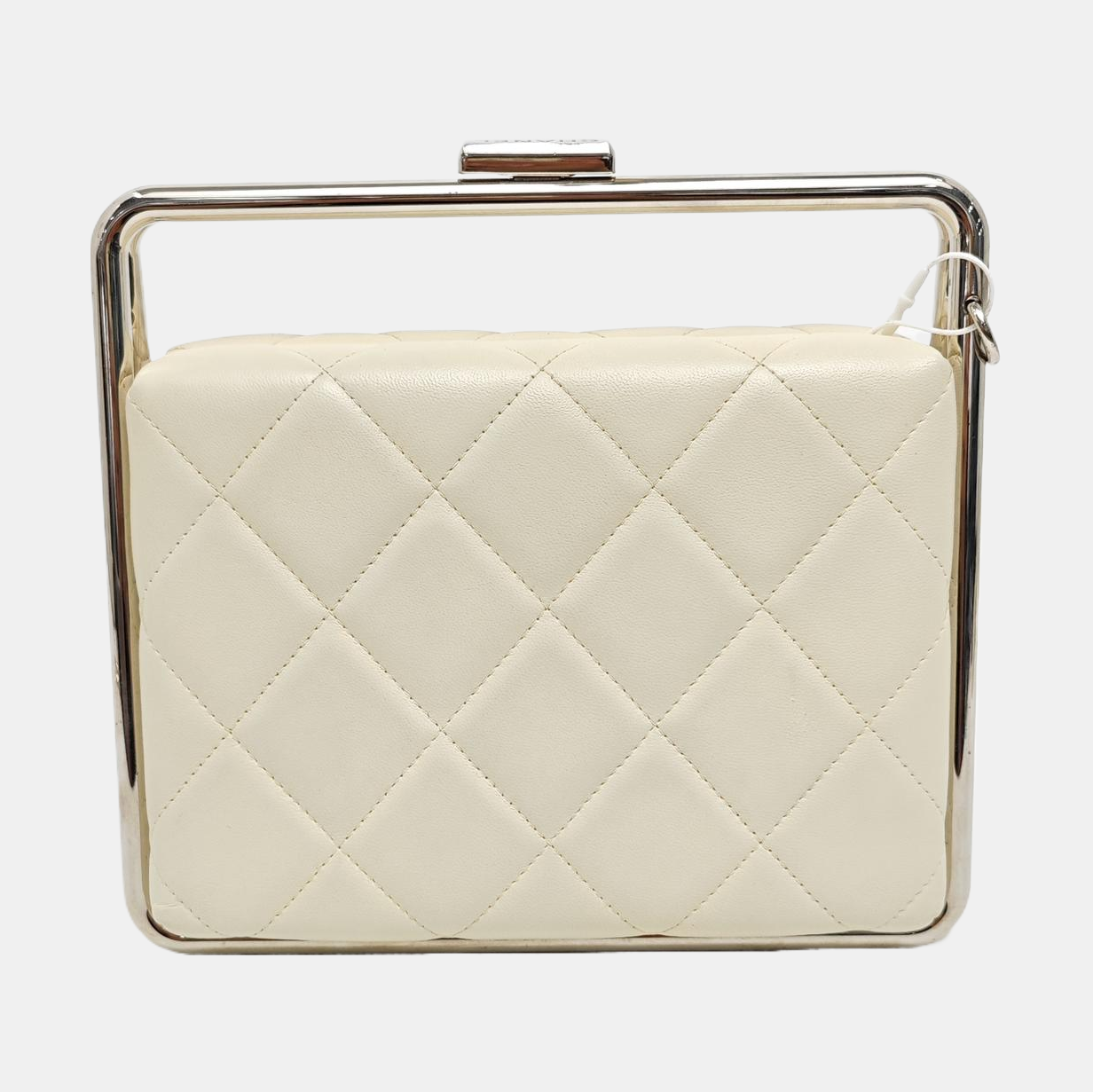 Quilted Lambskin White
