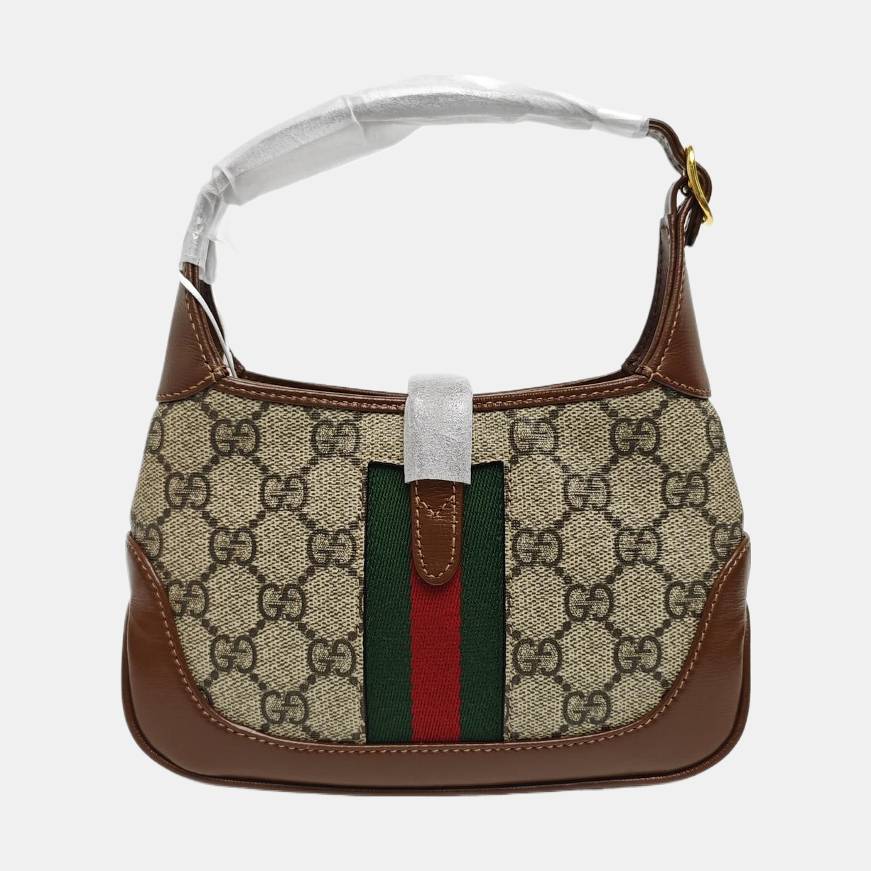 Jackie 1961 Mini Monogram Coated Canvas Beige