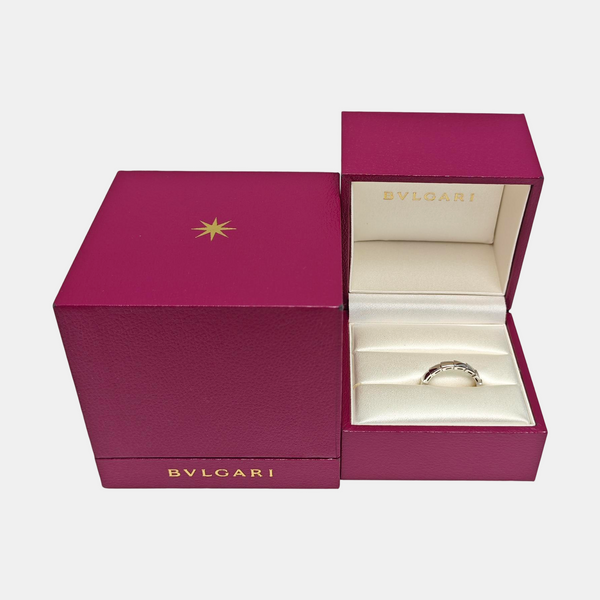 SERPENTI 18k White Gold Silver Ring EU 57
