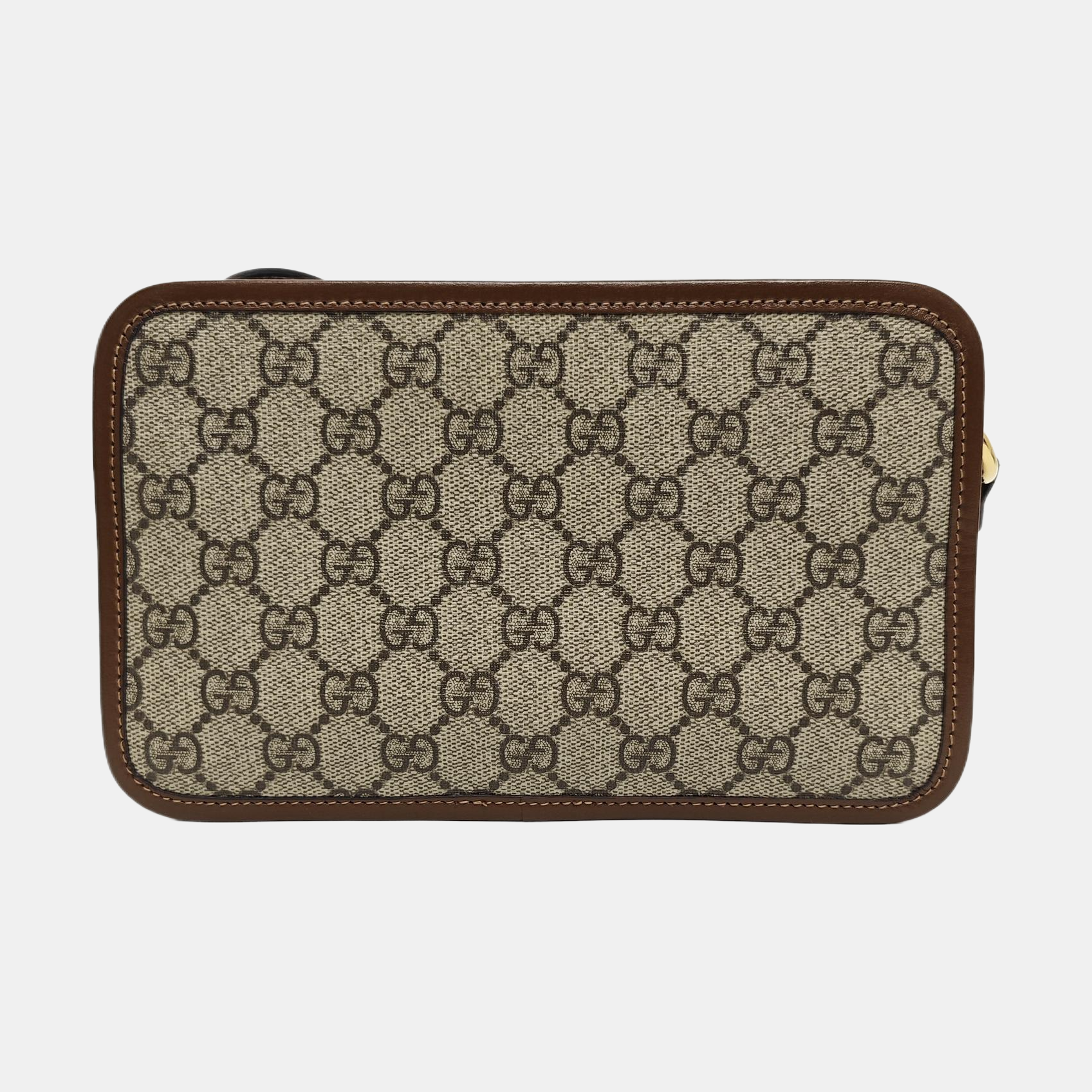 GG Supreme Mini Monogram Coated Canvas Beige