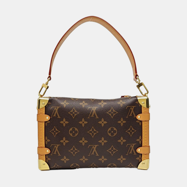 SIDE TRUNK MM Monogram Coated Canvas Brown