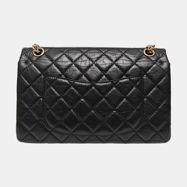 2.55 227 (jumbo) Quilted Calfskin Black