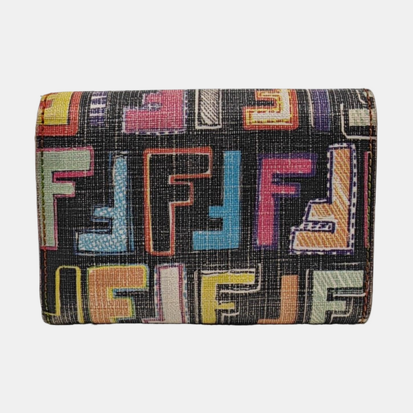 Monogram Coated Canvas Wallet Multicolor