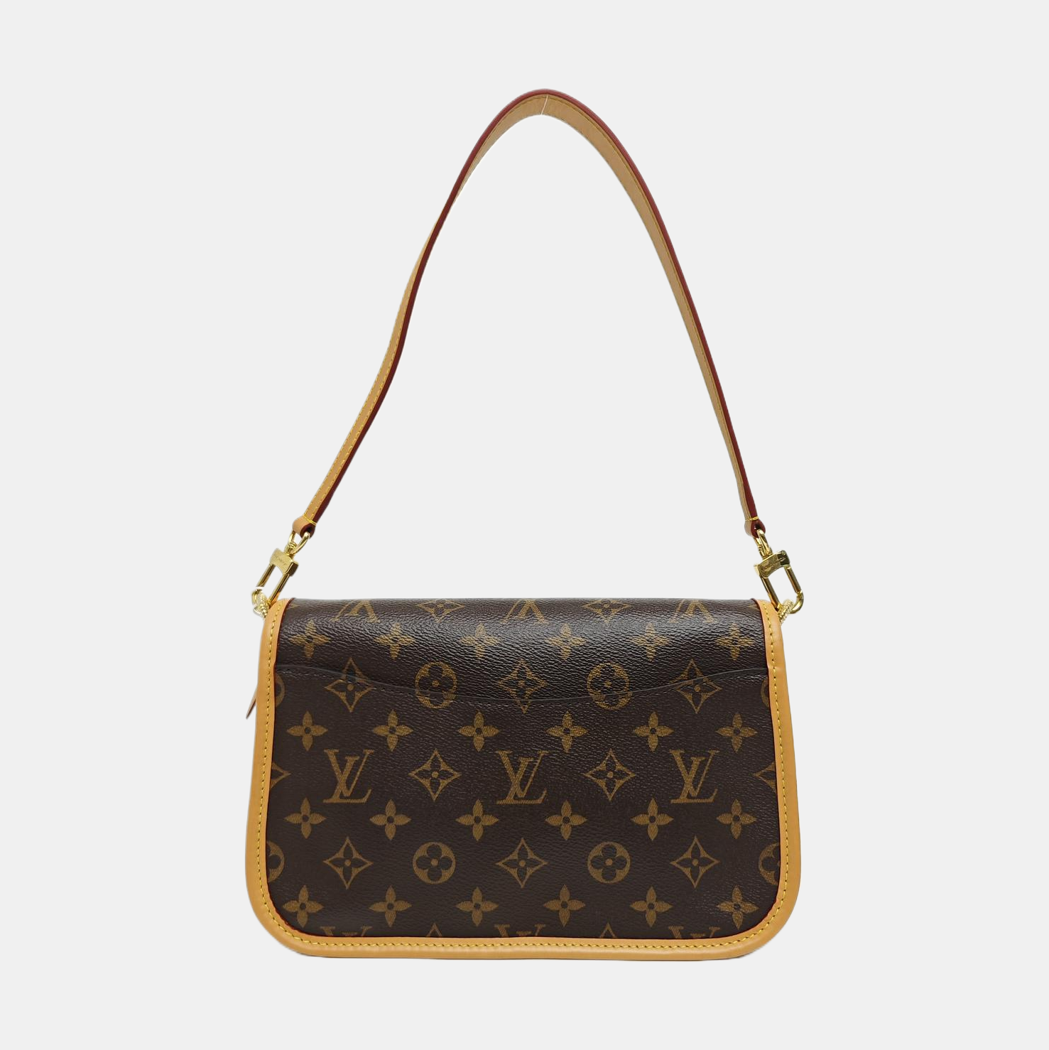 DIANE Monogram Coated Canvas Brown